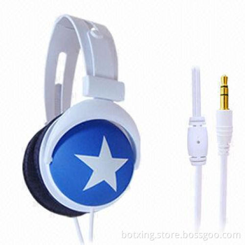 Shining Star Headphones with Customized Printing